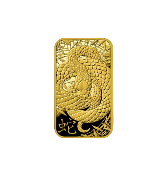 5g - Limited Edition Snake - 9999 Gold - Switzerland