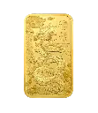 1oz - PAMP - 9999 Gold - Good Luck Yellow Dragon - Switzerland - Minted Bar 