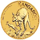 1oz - 2022 Australia Kangaroo - Last Queen Elizabeth - 9999 Gold - Perth Mint 