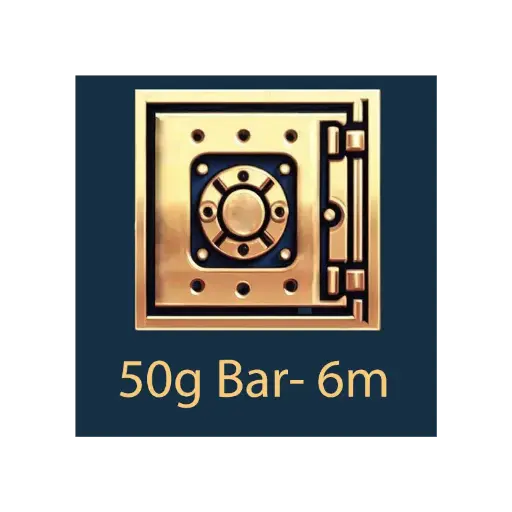 [50g_storage_6m] 50g Bar - Vault Storage - 6 month