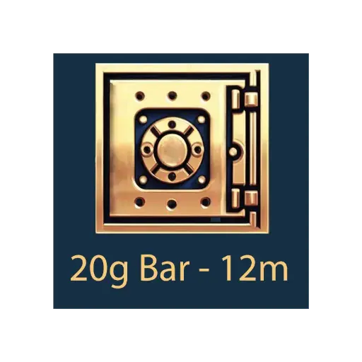 [Bar_storage_20g_12m] 20g Bar - Vault Storage - 12m