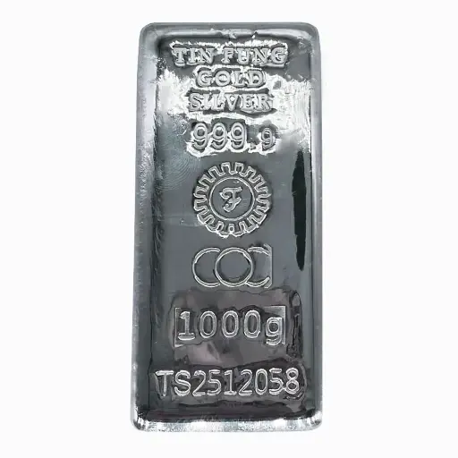 [1kg_silver_tf] 1公斤 - 9999 銀條 - 鑄幣廠 - TF 牌子 - 預期一月28-31號（預購可鎖定價格）