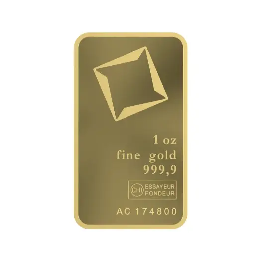 [1oz_gold_valcambi] 1oz - Valcambi - 9999 Gold - Switzerland - Minted Bar