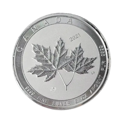 [2oz_silver_maple_coin] 2盎司 - 2021 - 加拿大枫叶