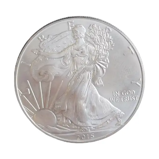 [1oz_silver_eagle_2015_coin] 1盎司 - 2015 - 美国鹰扬银币